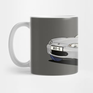 Silver Mazda MX-5 Mk. 2 Mug